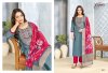 Sarita By Vishnu Vertican Silk Dress Material 
